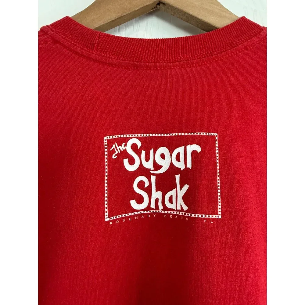 The Sugar Shak Rosemary Beach Florida Youth T Shirt Long Sleeve Size L (14-16)
